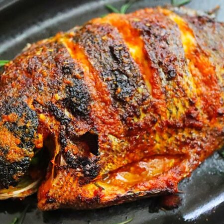 Oven baked tilapia Fish