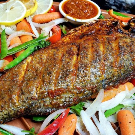 Side Tilapia Filet without rice/spinach